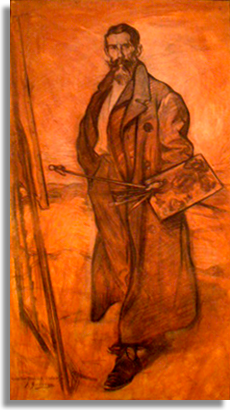 Portrait de Daniel Zuloaga Boneta par Ignacio Zuloaga Zabaleta.