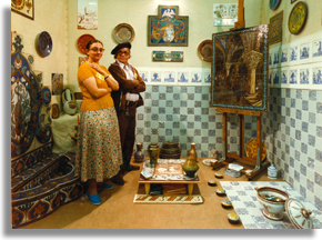 Danielle Khoyan et Daniel Zuloaga Olalla aux “Les Metiers D´Arts”. 