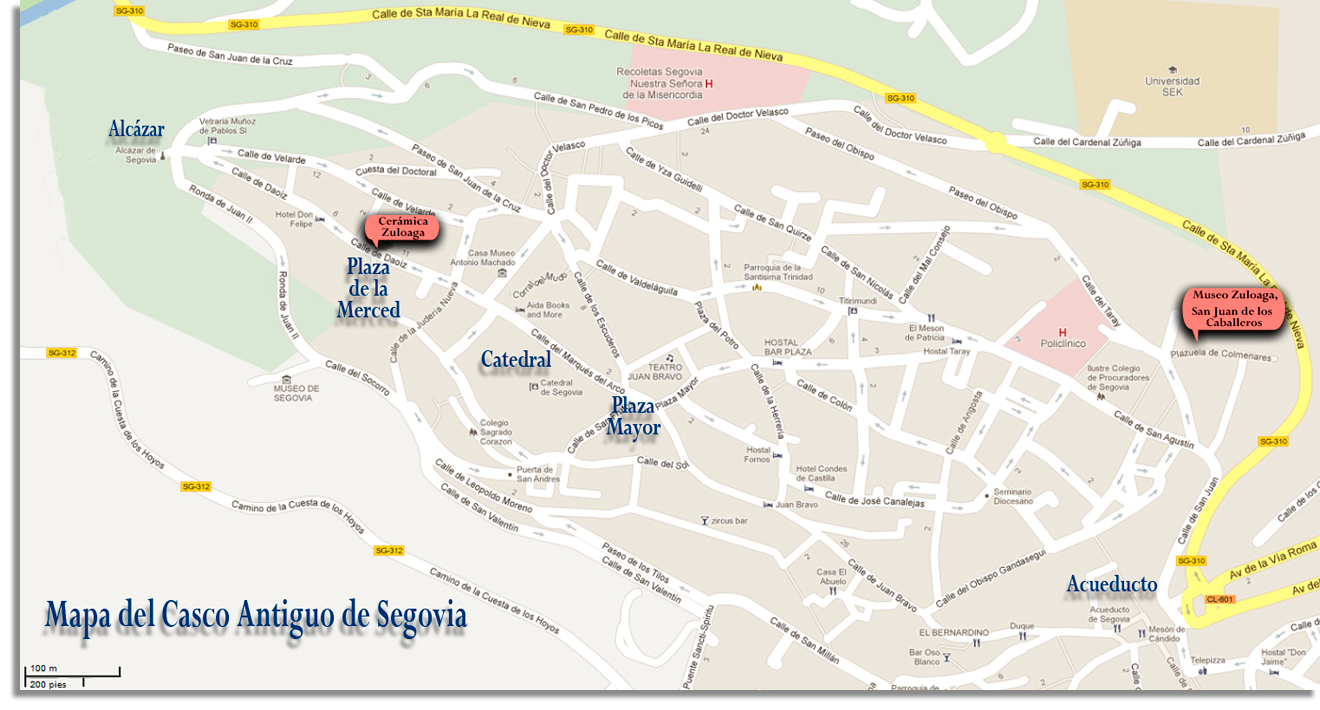 Mapa del Casco antiguo