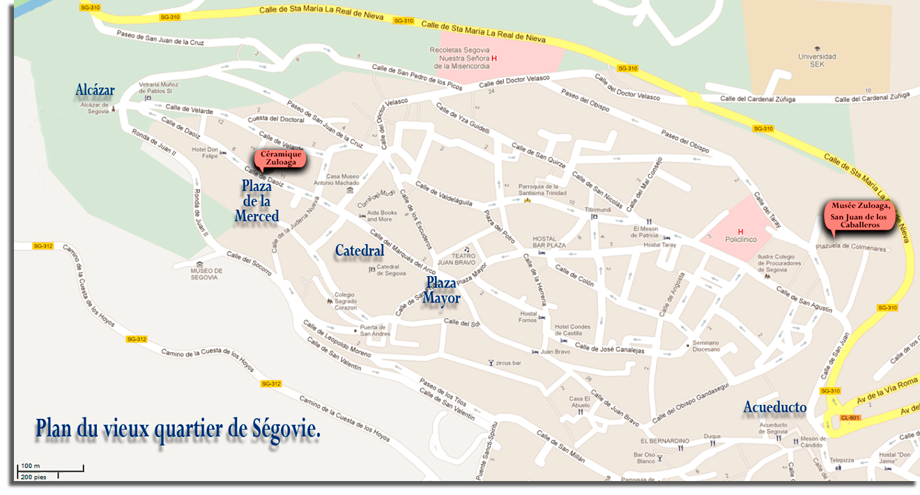 Plan de situation de l´atelier